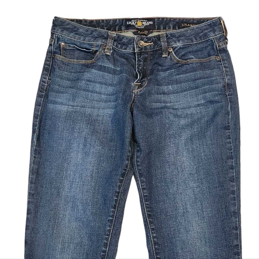 Lucky Brand Women's Lola Skinny Jeans Medium Wash Denim Blue Jeans, Size 8/29